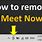 Remove Meet Now