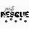 Rescue Dog SVG