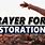 Restoration Prayer