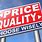 Right Price for Quality Products