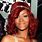 Rihanna Red Wig