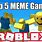 Roblox Meme Games