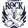 Rock Emblem Template