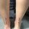 Roman Numeral Ankle Tattoo