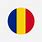 Romania Flag Circle