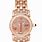 Rose Gold Watch with Diamonds