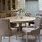 Round Dining Table with 6 Chairs