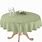 Round Green Tablecloth