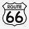 Route 66 Logo Clip Art