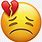 Sad Emoji Broken Heart