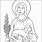 Saint Agnes Coloring Page