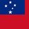 Samoa Flag Colors