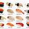 Sashimi Sushi Types