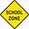 School Safety Zone Sign