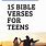 Scriptures for Teenagers