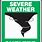 Severe Weather Shelter Area. Sign