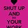 Shut Up and Work