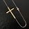 Sideways Cross Necklace