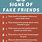 Signs of Fake Friends