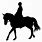 Silhouette of Horse and Rider