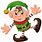 Silly Elf Clip Art