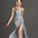 Silver Evening Dresses for Women