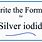 Silver Iodide Formula