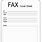 Simple Fax Cover Sheet Template