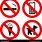 Singapore Not Allowed Signs