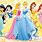 Six Disney Princesses
