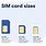 Sizes of Sim Cards