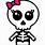 Skeleton Girl Cartoon