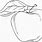 Sketch Drawing of Apple