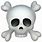 Skull Face Emoji PNG