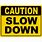 Slow Down Symbol