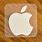 Small Apple Logo Sticker