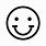 Smiley-Face Emoji Outline