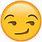 Smirk Emoji Text