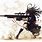 Sniper Anime Girl Background