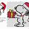 Snoopy Christmas Cross Stitch