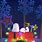 Snoopy Christmas Lights Wallpaper