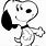 Snoopy Line Art