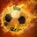 Soccer Ball in Flames