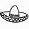 Sombrero Clip Art Black