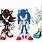 Sonic Shadow Silver Hedgehogs