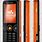 Sony Ericsson Black and Orange