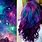 Space Ombre Hair