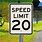 Speed Limit Sign Design