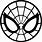 Spider-Man Logo Outline