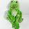 Squeaky Frog Dog Toy